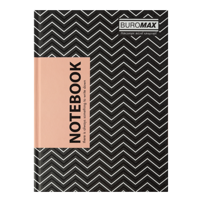 Книга записна INSOLITO, А5, 96 аркушів (клітинка) персиковий