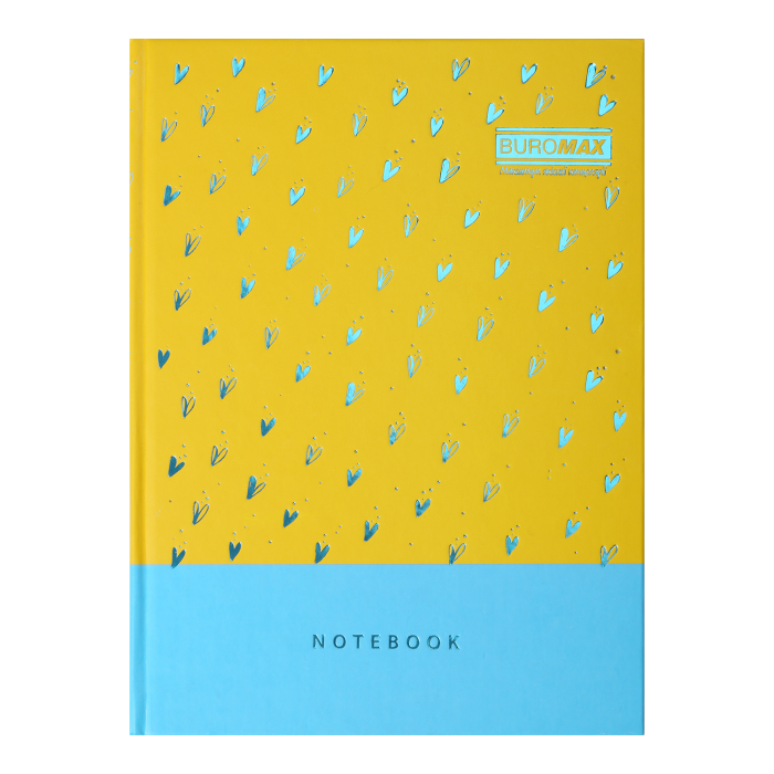 Книга записна Intenso А5, 96 аркушів (клітинка) жовтий