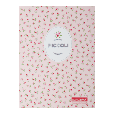 Книга записная PICCOLI А5, 80 листов (клетка) светло-розовый