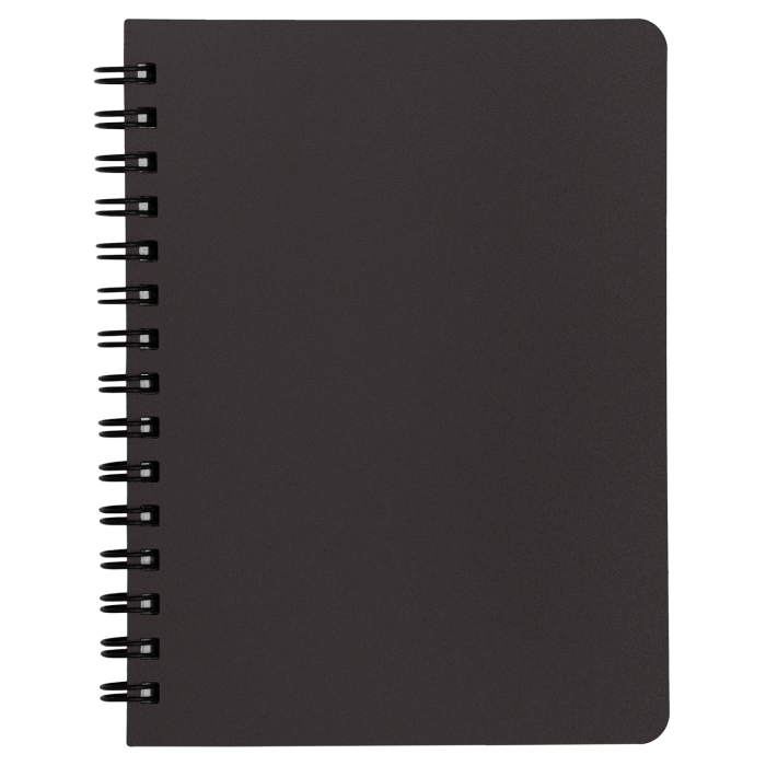 Книга записна на пружині А6, Office, клітинка (темно-сірий) BM.24651150-09