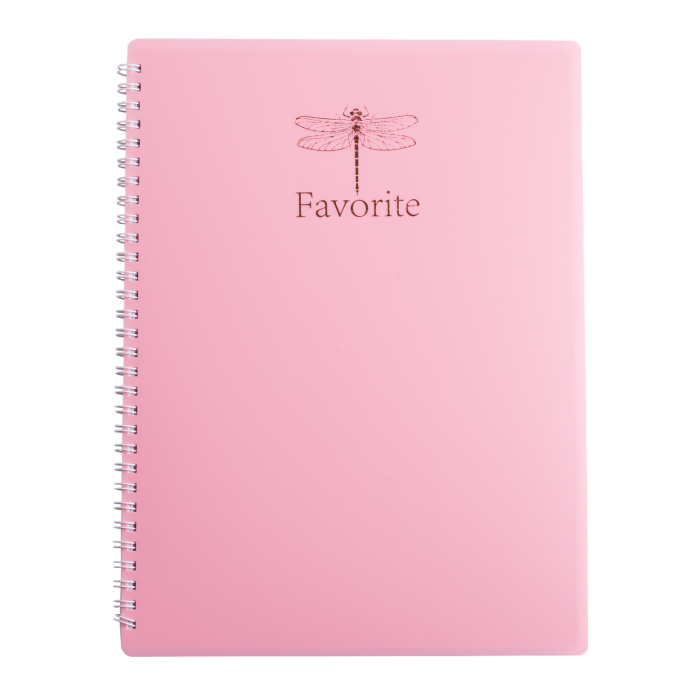 Зошит канцелярський Favourite Pastel А4, 80арк. клітинка (рожевий)