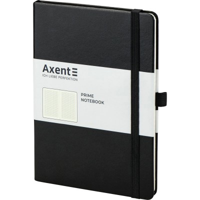 Книга записная Partner Prime 145х210мм (черный/клетка) 8305-01-a