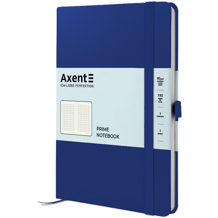 Книга записна Partner Prime 145х210мм (класичний синій/клітинка) 8305-38-a