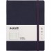 Книга записна Partner Soft L 190х250мм (синій/клітинка) 8615-02-a