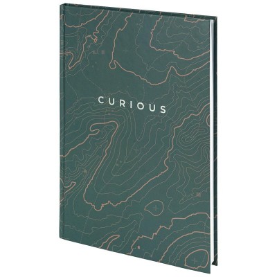 Книга канцелярська Earth colors А4, 96 аркушів, клітинка, Curious