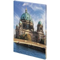 Книга записна City, Berlin А4-, 96 аркушів, клітинка	
