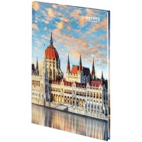 Книга записна City, Budapest А4-, 96 аркушів, клітинка	