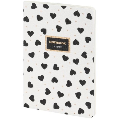 Книга записна Black&White А6, 60арк. (клітинка) 8711-7-a