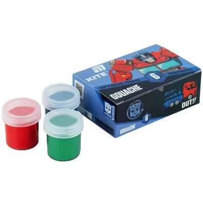 Гуаш Transformers (6 кольорів) tf26-062