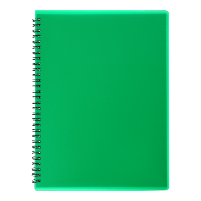 Книга записна Office А4, 96арк. (клітинка) зелений BM.24451150-04