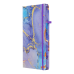 Книга записна на гумці Marble А5 80арк. (клітинка) фіолетовий