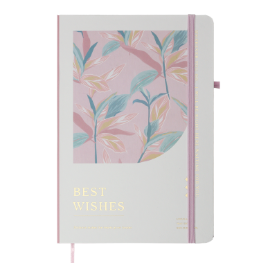 Книга записна на гумці Essence А5 80арк. (клітинка) білий