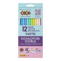 Карандаши цветные Pastel  (12 цветов) ZB.2470