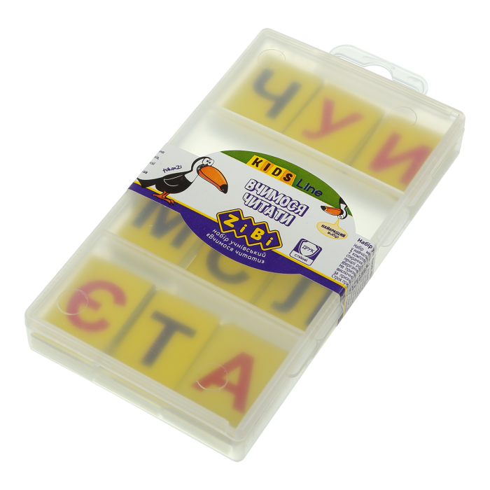 Набор ученический "Учимся читать" (укр.алфавит)  ZB.4921