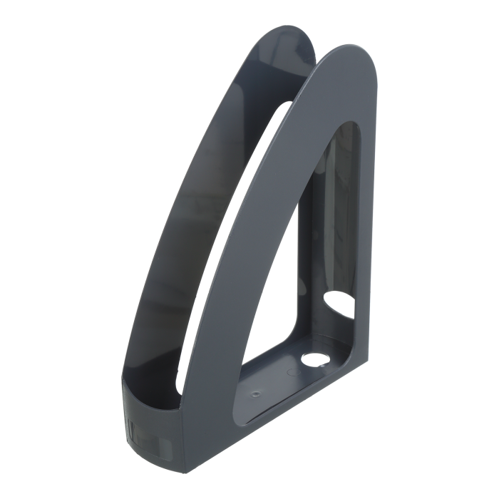 Лоток вертикальний з передньою стінкою Веселка JOBMAX, сірий