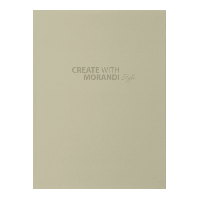 Книга записна Morandi Style А5, 80 аркушів (клітинка) оливковий