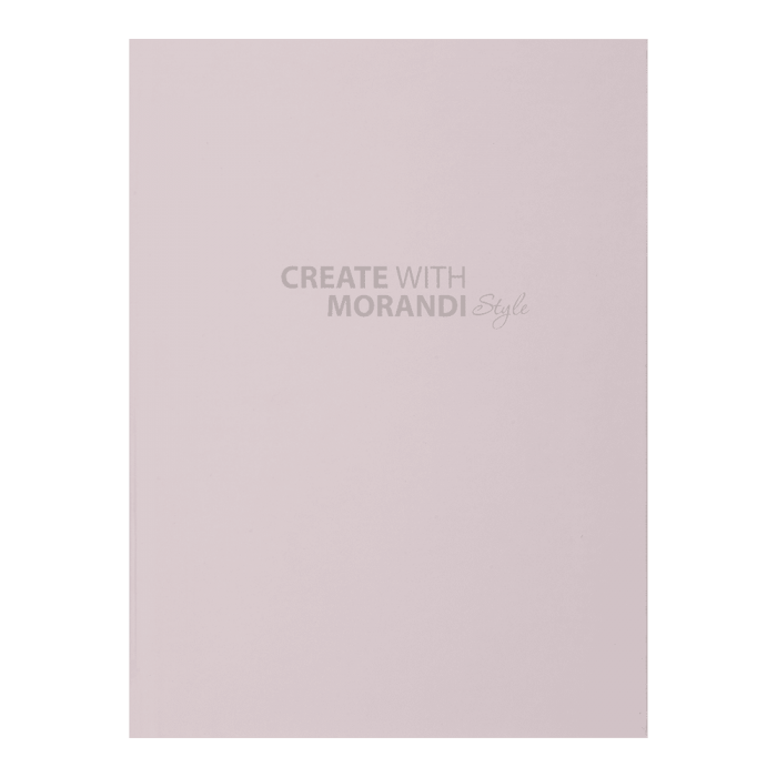 Книга записна Morandi Style А5, 80 аркушів (клітинка) пудровий