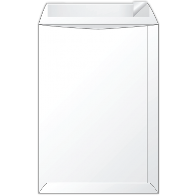 Конверт С4 самоклеючий, білий (50шт/уп)