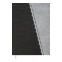 Ежедневник недатированный А5 Solid (черный) 288стр