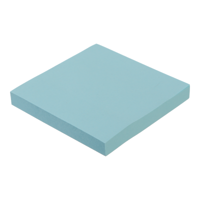 Блок паперу для заміток з клейким шаром Pastel 75х75мм  (блакитний) BM.2384-14