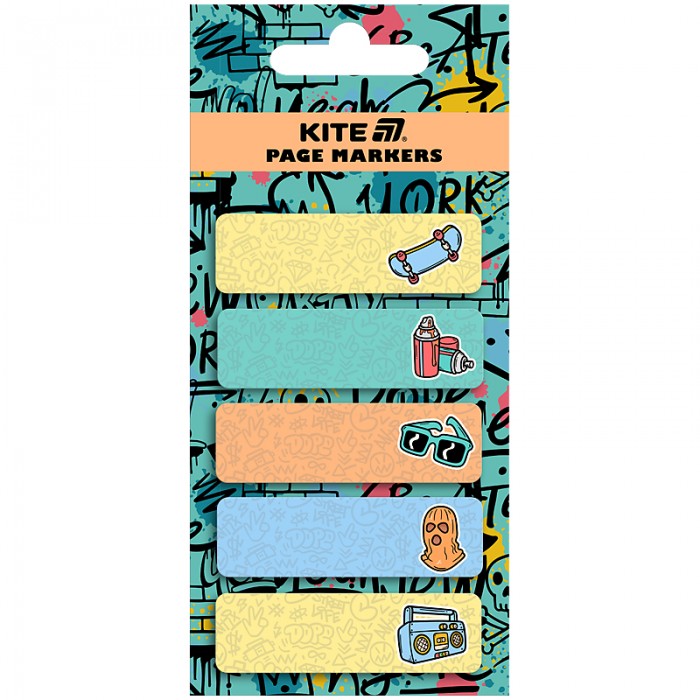 Закладинки паперові Feel Good, 5х15х50мм,100 шт.