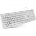 Клавіатура дротова REAL-EL RK-513 USB White Клавіатура дротова REAL-EL RK-513 USB White