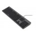 Клавіатура дротова Vinga KB735 black-grey 