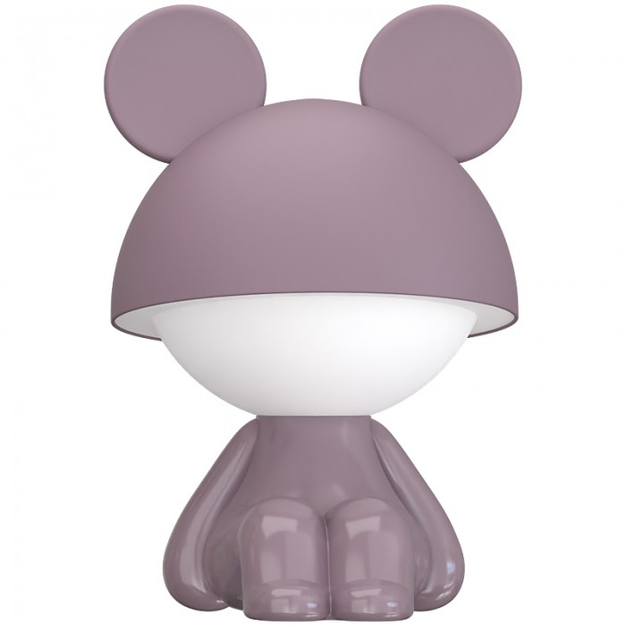 Світильник-нічник LED з акумулятором Cute Mouse (фіолетовий)