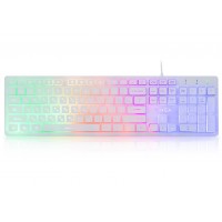 Клавіатура дротова Vinga KB410 White