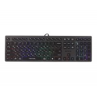 Клавіатура дротова A4Tech FX60H USB Grey Neon backlit