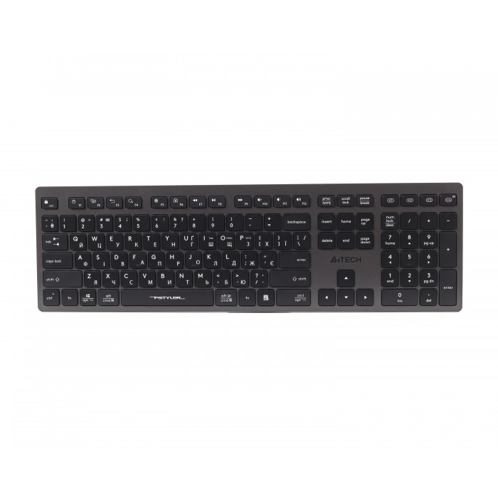 Клавіатура бездротова A4Tech FBX50C Wireless/Bluetooth Grey