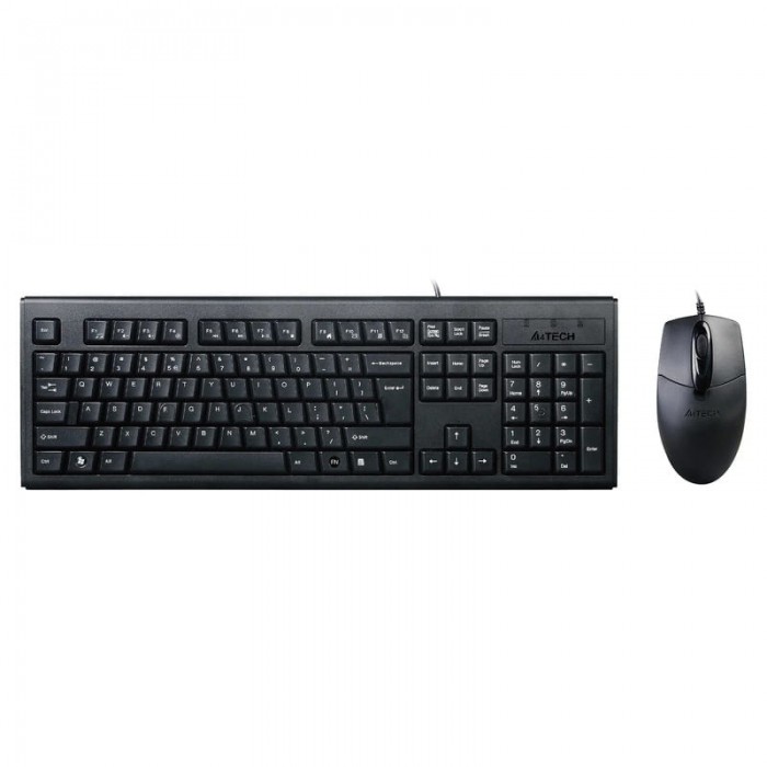 Комплект клавіатура та миша A4Tech KRS-8372 USB Black