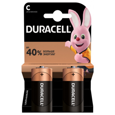 Батарейки Duracell С/ LR14/ MN1400 KPN (2шт/уп) 