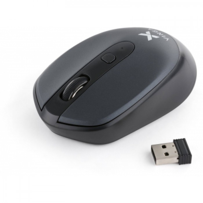 Миша бездротова Vinga MSW-908 Silent Click grey