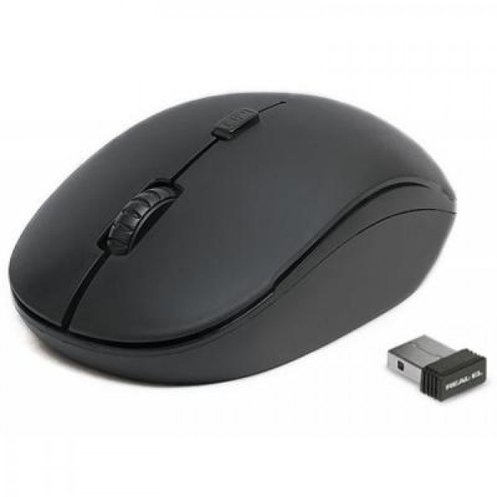 Миша бездротова REAL-EL RM-301 black 