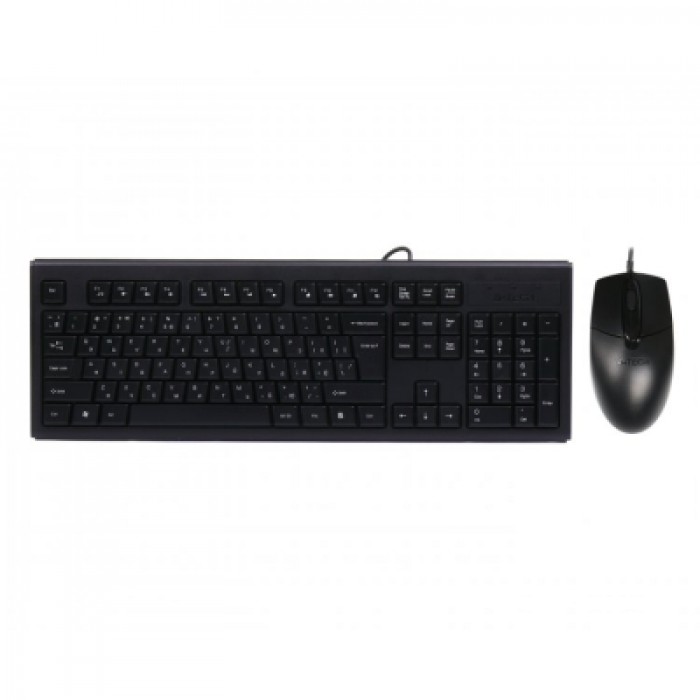 Комплект клавиатура и мышка A4Tech KR-8372 USB Black 