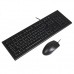 Комплект клавиатура и мышка A4Tech KR-8572 USB Black Комплект клавиатура и мышка A4Tech KR-8572 USB Black