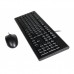 Комплект клавиатура и мышка A4Tech KR-8572 USB Black Комплект клавиатура и мышка A4Tech KR-8572 USB Black