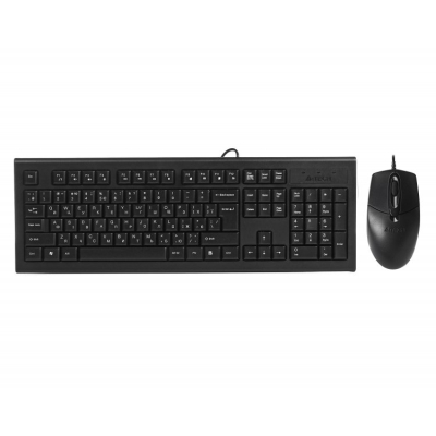 Комплект клавиатура и мышка A4Tech KR-8572 USB Black
