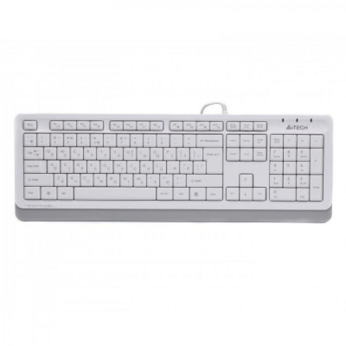 Клавіатура дротова A4Tech FK10 White