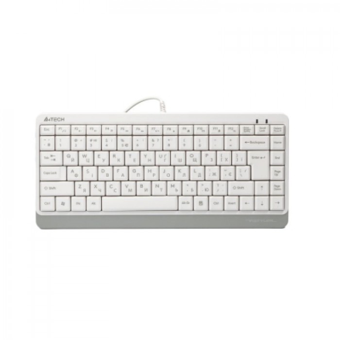 Клавіатура дротова A4Tech FK11 Fstyler Compact Size USB White
