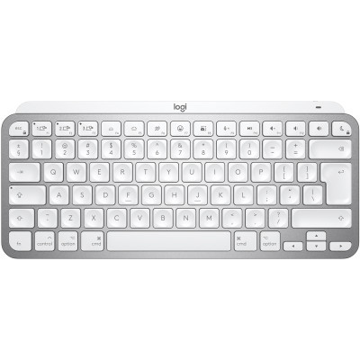 Клавіатура бездротова Logitech MX Keys Mini For Mac Wireless Illuminated UA Pale Grey