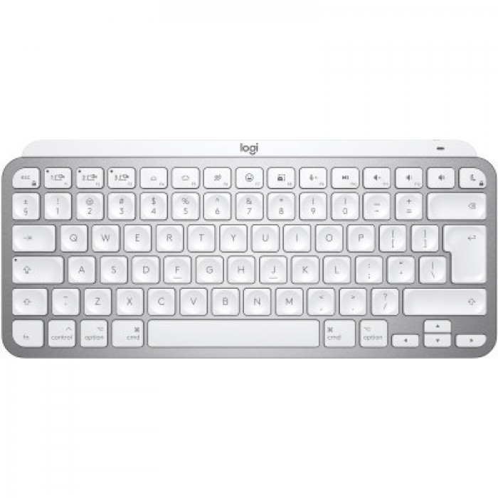 Клавіатура бездротова Logitech MX Keys Mini For Mac Wireless Illuminated UA Pale Grey