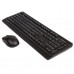 Комплект клавиатура и мышка A4Tech FG1012S Wireless Black