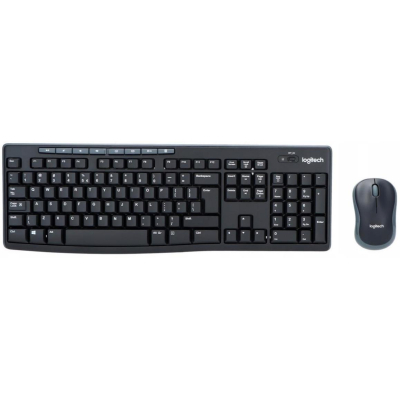 Комплект клавіатура та миша Logitech MK270 Wireless UA Black
