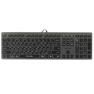 Клавіатура дротова A4Tech FX60H USB Grey White backlit