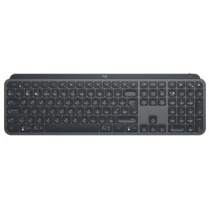 Клавіатура бездротова Logitech MX Keys Advanced for Business Wireless Illuminated UA Graphite 