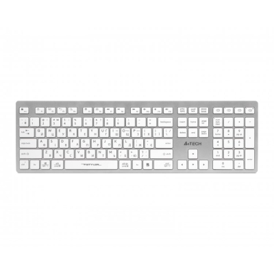 Клавіатура бездротова A4Tech FBX50C USB/Bluetooth White