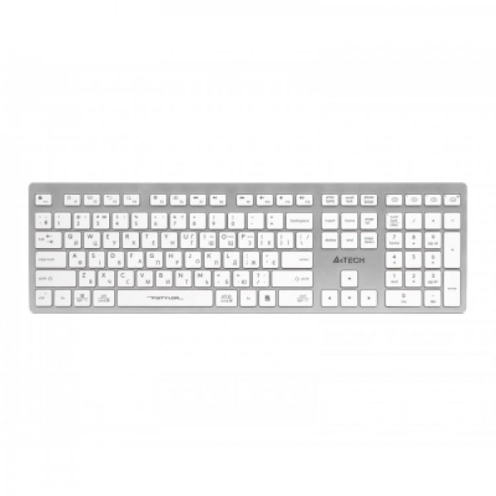Клавіатура бездротова A4Tech FBX50C USB/Bluetooth White