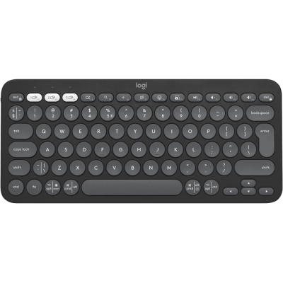 Клавіатура бездротова Logitech K380s Multi-Device Bluetooth UA Graphite